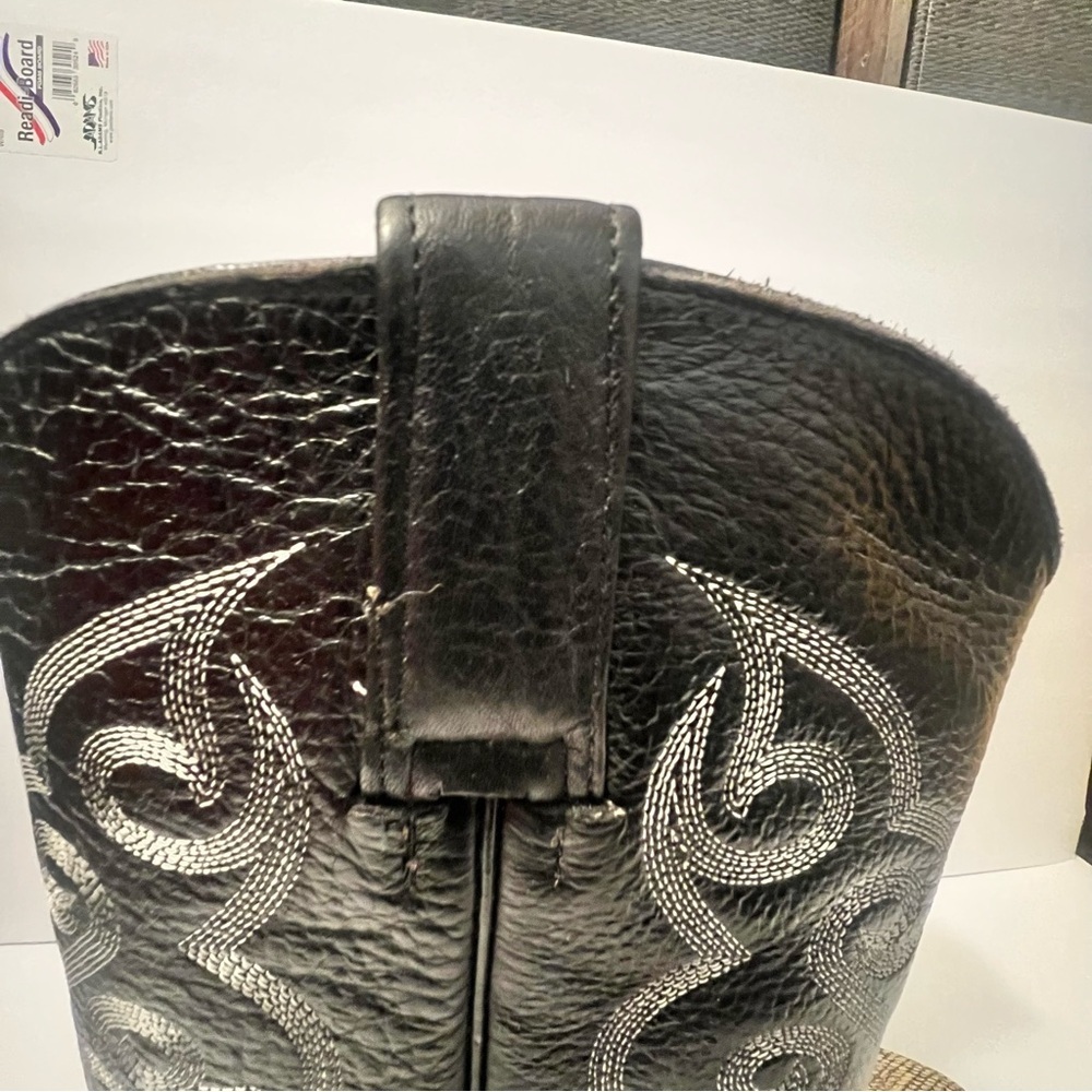 Vintage Black Jack Genuine Snakeskin Cowboy Boots Handmade USA Women’s 29 1/2 - Picture 15 of 16